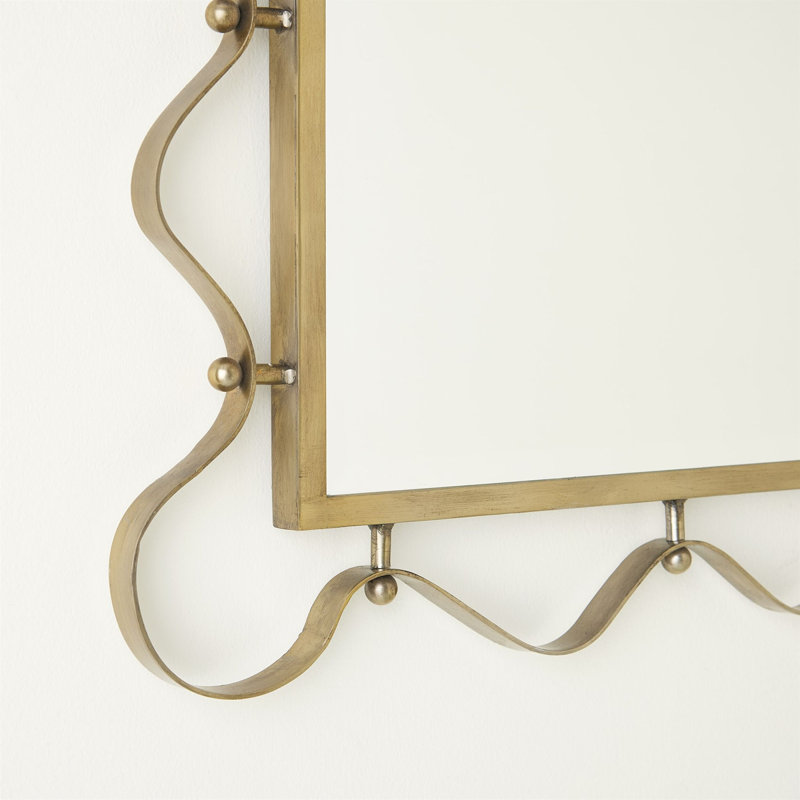 Les Vagues Mirror-Brass