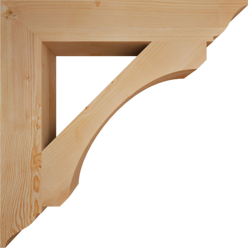 Support traditionnel lisse l 5 1/2 po x P 36 po x H 36 po, sapin Douglas, Sapin de Douglas, H 36 po x l 5,5 po x P 36 po