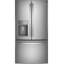 GE Profile 36" 22.1 Cubic Feet French Door Refrigerator with Water and Ice Dispenser-549746589
