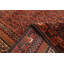 Tapis brun Teimani 3 pi 1 po x 4 pi 2 po