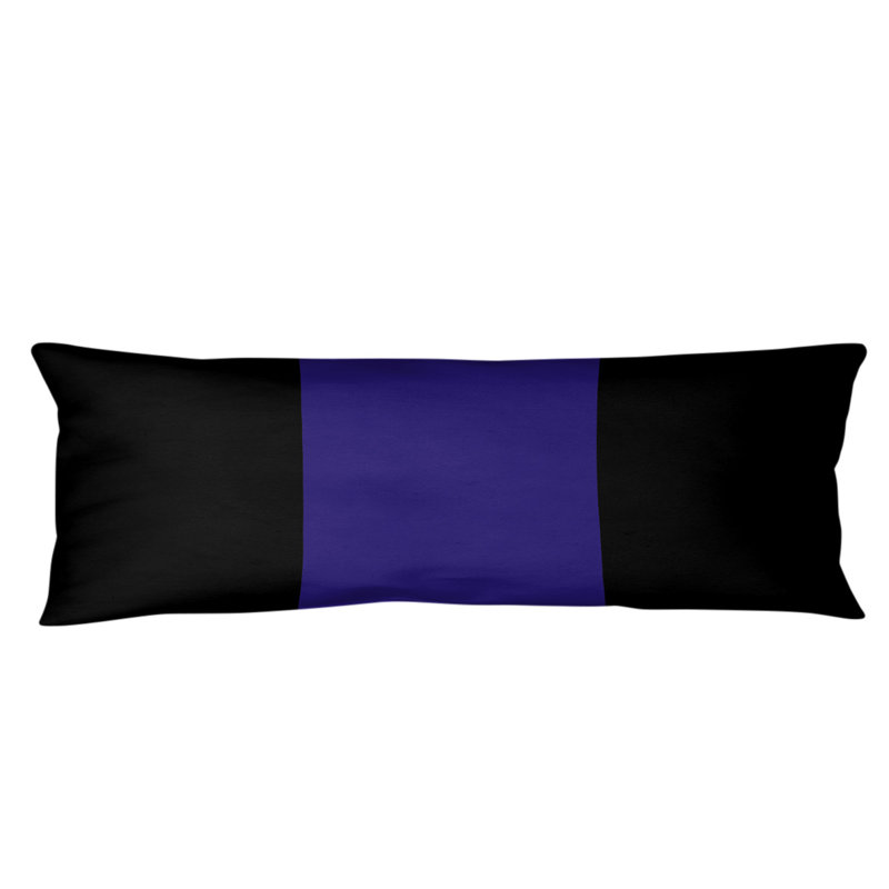 Polyester Medium Pillow, Baltimore Football, Dark Black/Purple