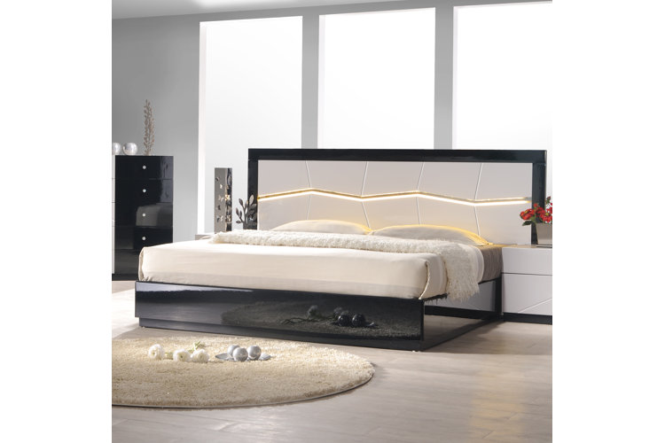 Top Queen Lighted Headboard Beds