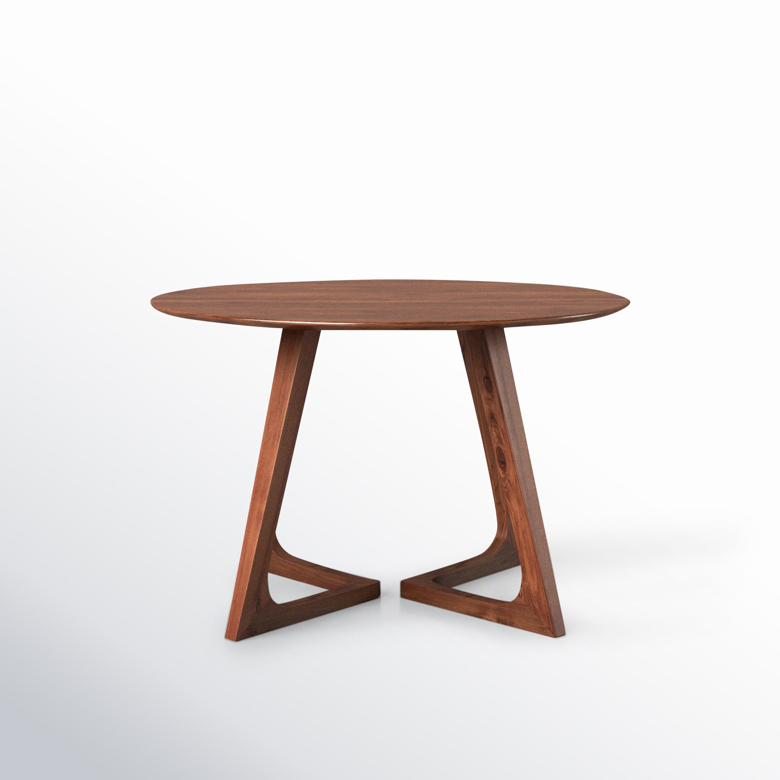 Fischer 48" Oak Dining Table, Brown