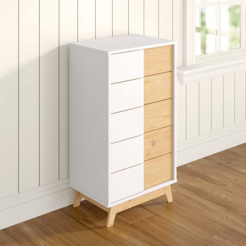 Sven 35cm W 5 - Drawer Chest of Drawers, White