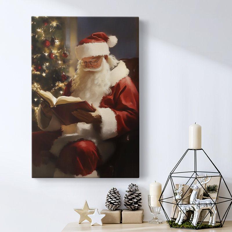 Art des Fêtes de Noël - Toile tendue avec châssis - série 2-CCXLIX, H 24 po x l 16 po