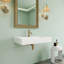 Lavabo pour salle de bain mural 32 po