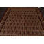 Tapis de la zone en laine 1 po x 9 pi 1 po one-of-kind noué la brown Sublette