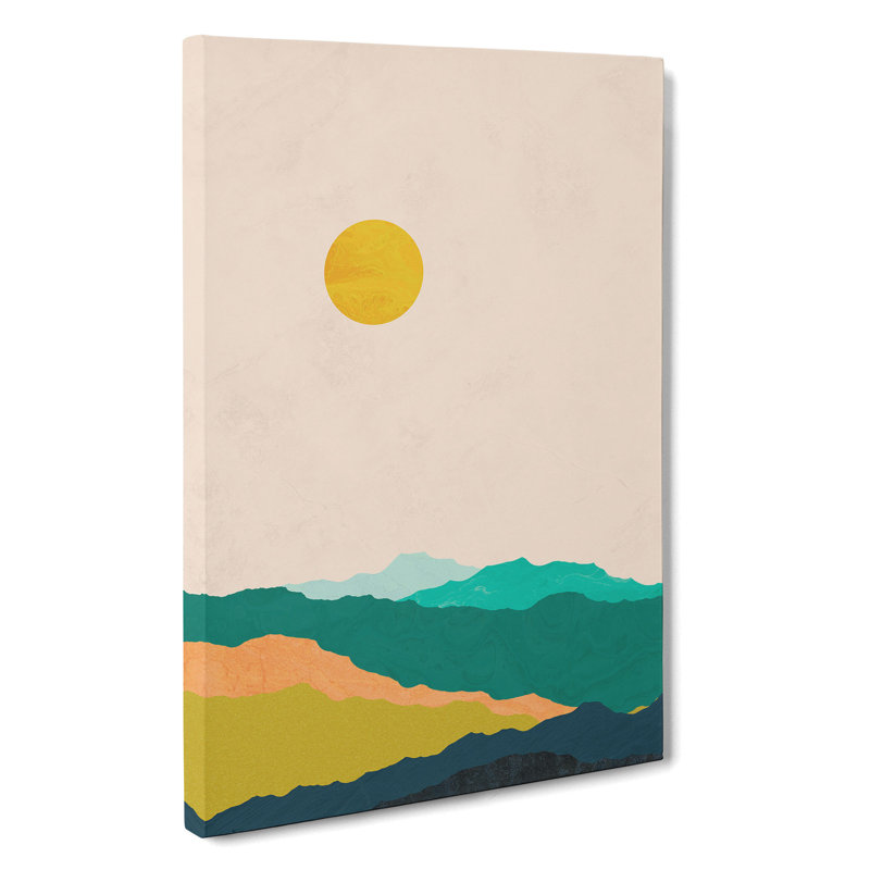 Nordic Minimalist Landscape No.1 - Wrapped Canvas, 76cm H x 50cm W x 3cm D