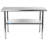 Stainless Steel Work Table with Undershelf. Metal Prep Table. NSF - Certified-49444459