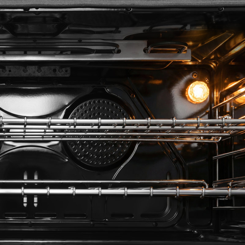 ZLINE 36" Legacy Dual Fuel Range, Black Brass Burners Stainless Steel