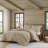 2 PCS Twin/Twin XL Chenille Oversized Comforter Set Tan-114494790