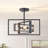 3-light Modern Semi Flush Mount 
