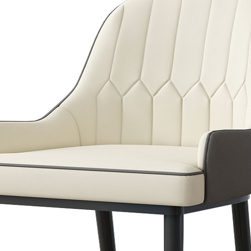 2x Attley Polyurethane Upholstered Dining Chair