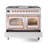 ILVE Nostalgie II Series Noblesse 40 inch Dual Fuel Range with 6 Sealed Burners, Griddle (Glass Door)-103962068-103962071