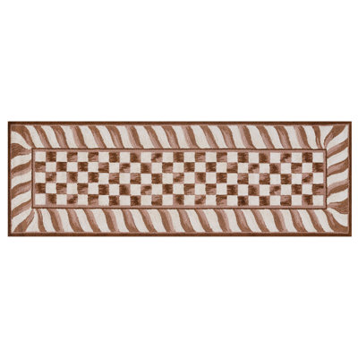 Mocha Check Rug
