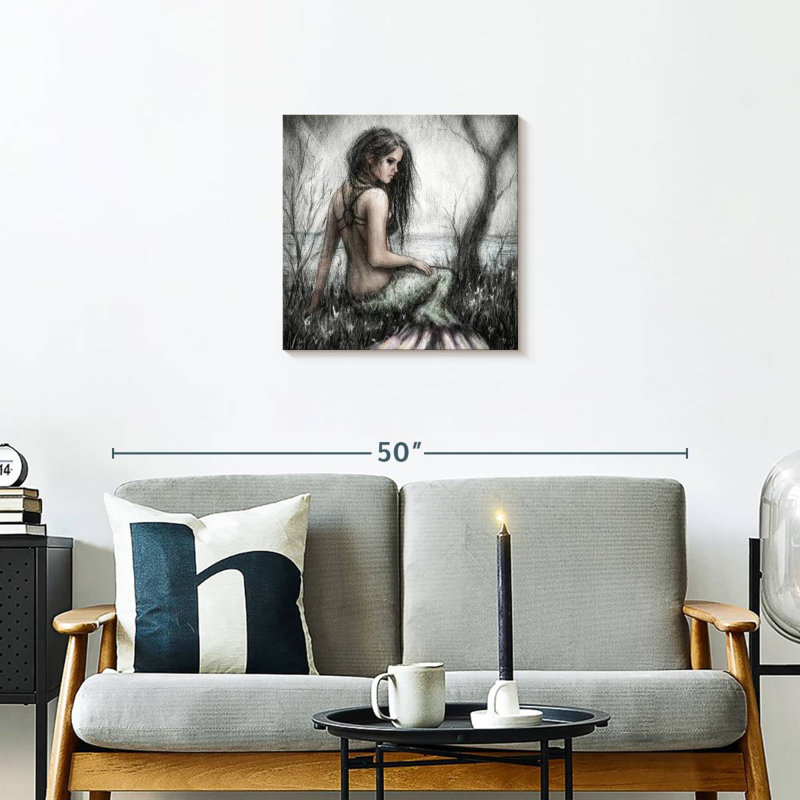 Kelan Mermaid's Rest, H 20 po x l 20 po