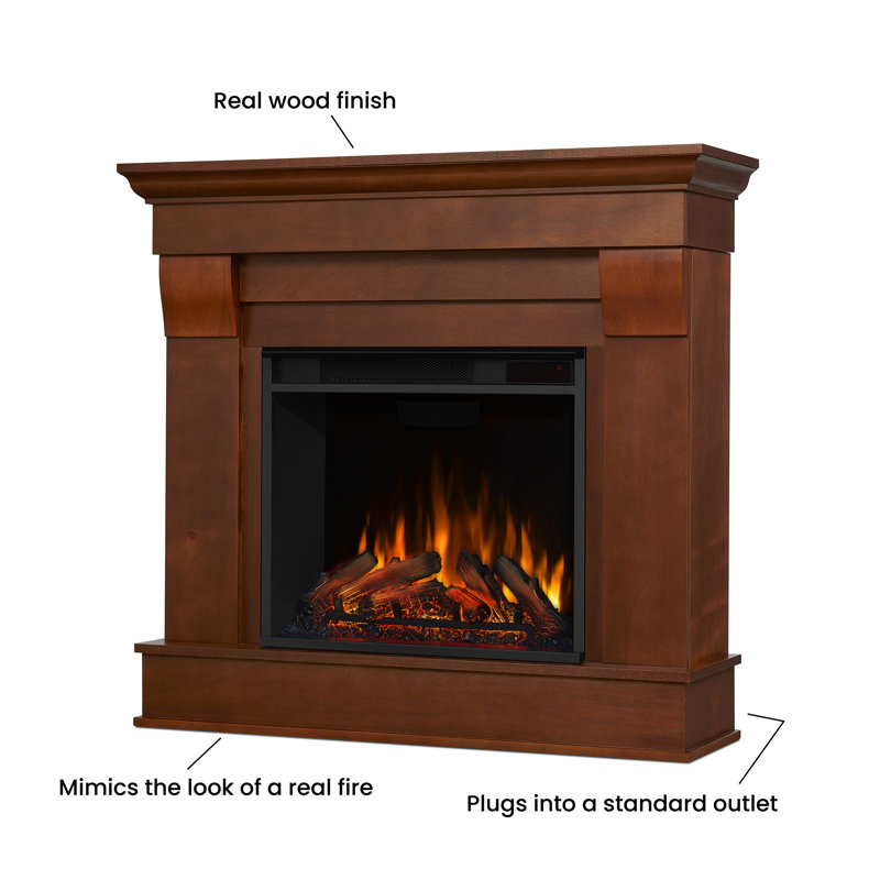 Chateau 41" Electric Fireplace by Real Flame, Espresso