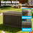260 Gallon Outdoor Storage Box – Weather-Resistant Rattan-Style Resin Deck Box-585853974