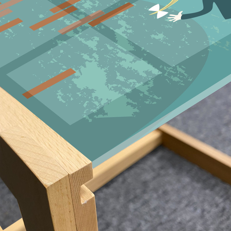 James-Martin Sled Coffee Table, 90cm H x 62cm W x 40cm D