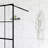 34"X72 Shower Panel, Black, Tempered Glass, Assembly Process Included Installation