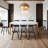 Phaong 17" Wide Mid-Century Modern Windsor Back Wood Modern Dining Chairs(Set of 8)
