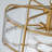 4-Light Lantern Waterglass Chandelier-1109335667