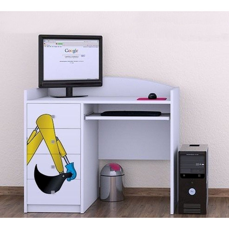 Isabeau 100cm Computer Desk, White