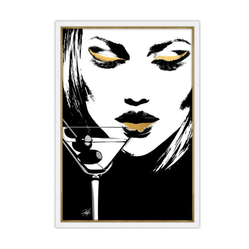 Glam Rock V Painting by Kelli Ellis, Gilded Gold and Silver, 52" H x 36" W