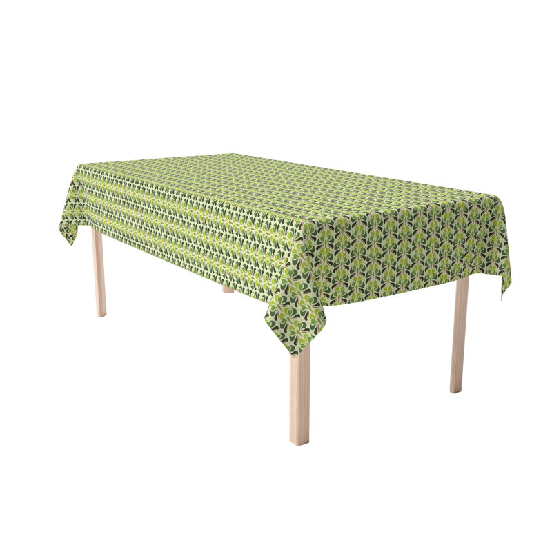 Rectangular Tablecloth, 100% Cotton, Floral 100, 104" x 60"