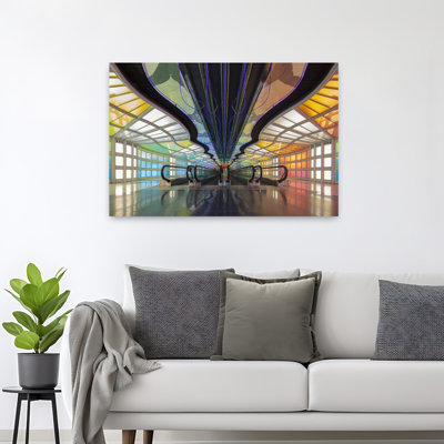 «Walk Away», abstrait, architecture contemporaine, art mural urbain