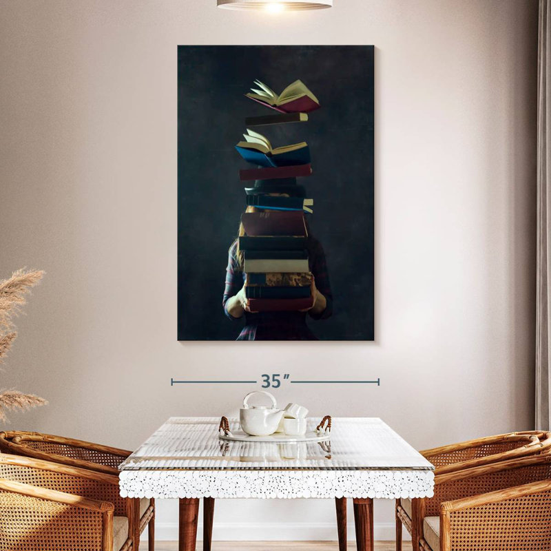 Senne Girl Reading, 51" H x 34" W