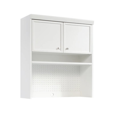 Engineered Wood Transitional Hutch, White