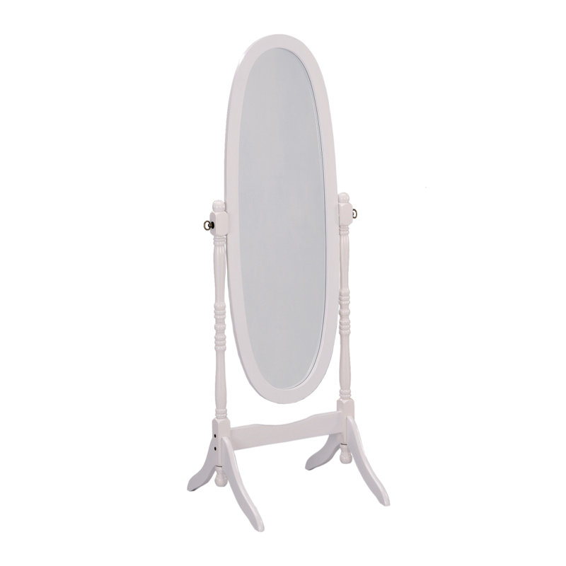 Miroir sur pied 59,25 po, Blanc