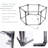 Clear Dog Pen, Transparent Pet Pen, Adjustable 6-Panel Playpen-90630757