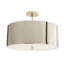 3 - Light 19.5 " Drum Semi Flush Mount-40082064