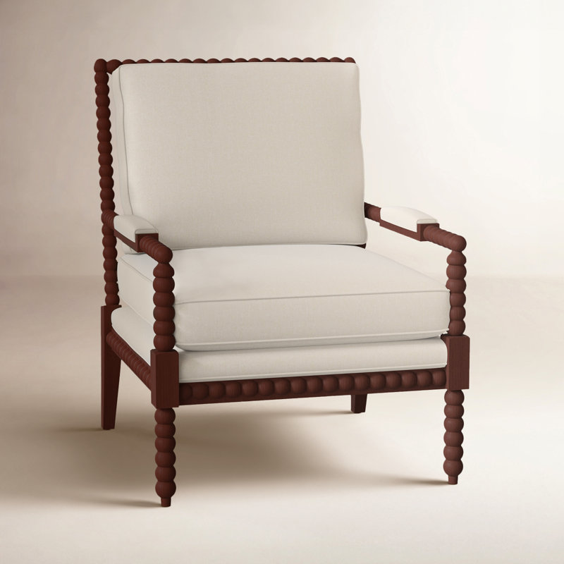 Keaton Upholstered Armchair, Boaz 07, Cashmere