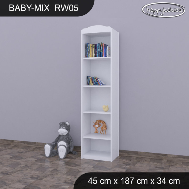 Baby Mix 187cm H Kids Cube, 187cm H x 45cm W x 34cm D, White