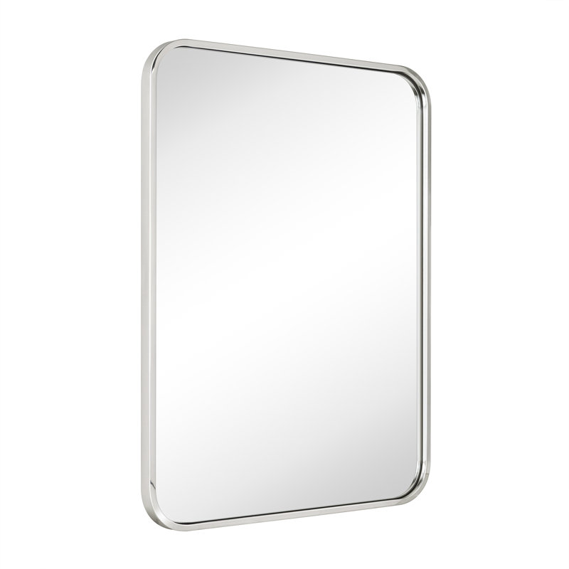 Miroir de salle de bain Aria, Chrome chrome, 28 po x 20 po