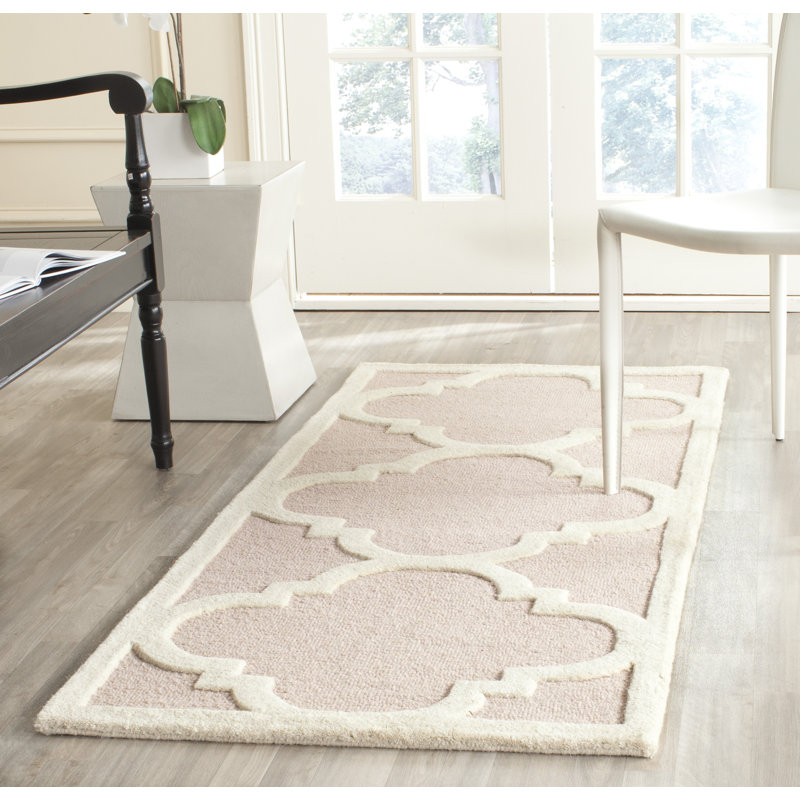 Cannen Hand Tufted Wool Geometric Rug, Runner 2'6" x 10'