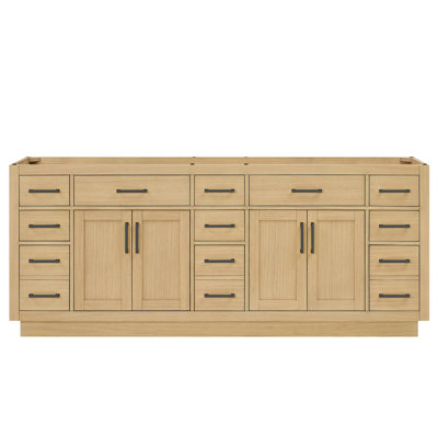 Base de meuble-lavabo double autoportante de 83 po Beckett