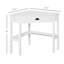 Bureau blanc avec tablette et tiroir pour le salon