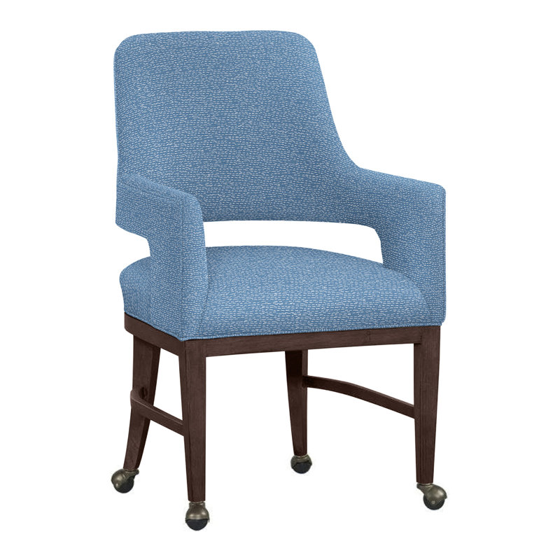 Chaise avec accoudoirs Josie, Tabac, Perigold Arigato Morning Glory