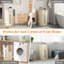 Grand panier à linge 120l, paquet de 2 paniers à linge pliables avec poignées en aluminium, paniers à linge autoportants et imperméables pour salle de bain