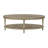 Oval Coffee Table With Shelf