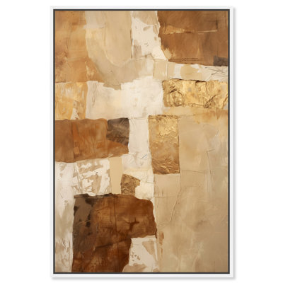 Layers of Earth Boho, art mural abstrait par Art Remedy