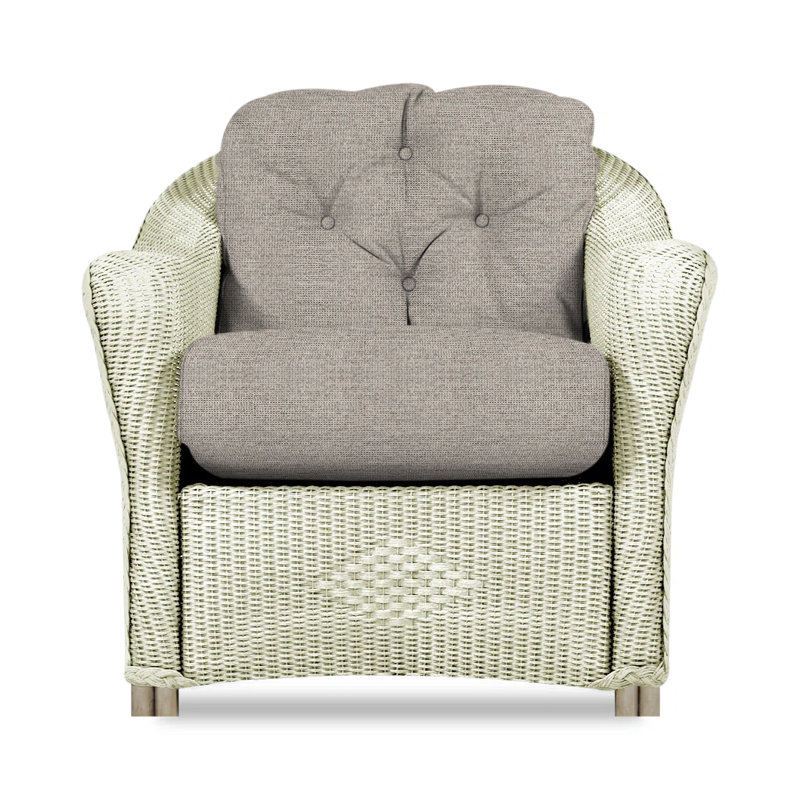 Reflections Outdoor Lounge Chair, Demo Stone, Ivory