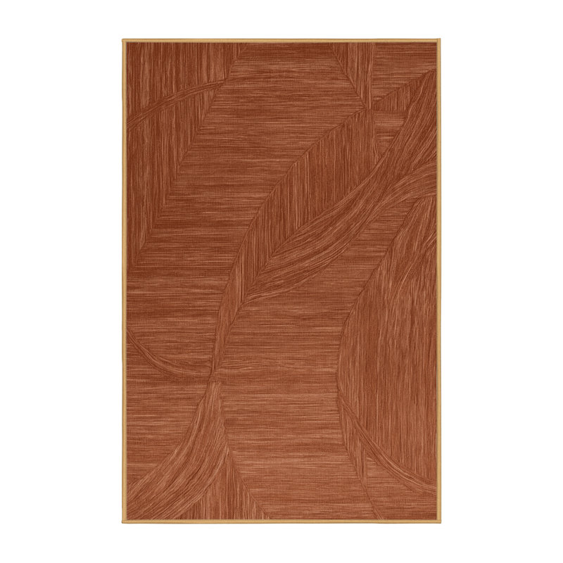 Tapis abstrait lavable à la machine
