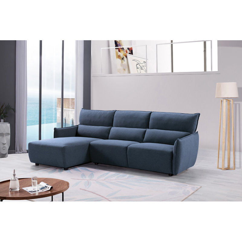 Hollyer Upholstered L-Shaped Sectional, Left Hand Facing