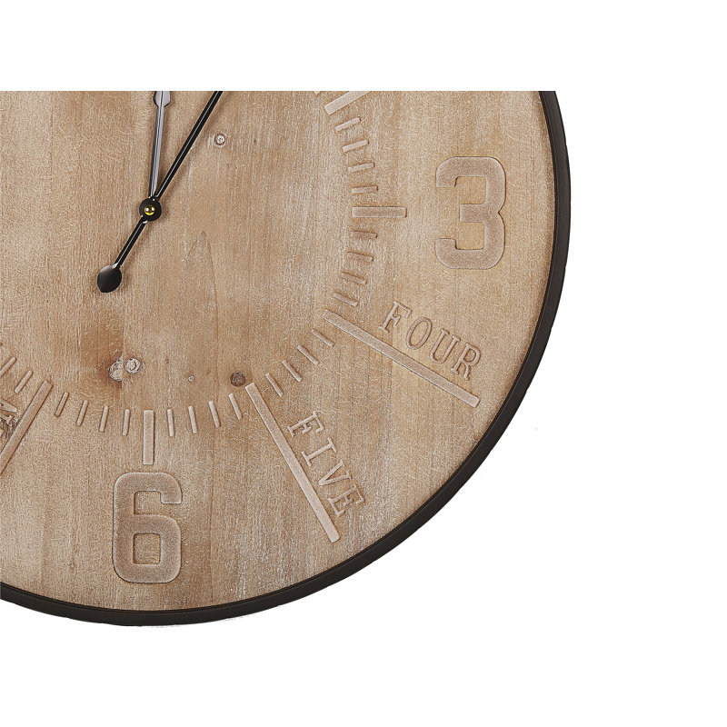 Mcspadden Wood Wall Clock
