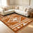 Terracotta Southwestern carpet-easy to clean, machine-washable, soft and comfortable; suitable for door mats, kitchens, living rooms, bedrooms, corridors, and laundry areas. Easy to clean, durable carpet for home decoration.-129890090